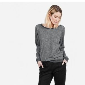 Everlane Marled Charcoal Crew Neck Sweatshirt